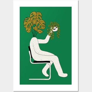 Plant Person Posters and Art
